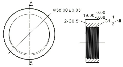 Гайка для монтажа EMA Electronics S0C0