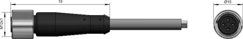 Разъем с кабелем СЕНСОР ПВ-С19-11-2