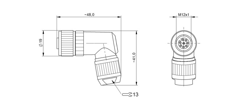 Разъем Balluff BCC M488-0000-1A-000-43X834-000