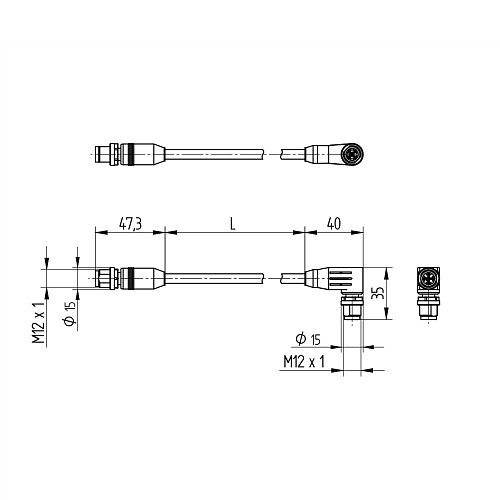 Соединительный кабель Wenglor ZC1V007