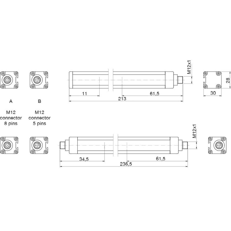 Световая завеса безопасности DATASENSING LS4ER/40-015M