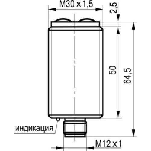 Оптический датчик ТЕКО OX AC83A-43P-8000-LZS4