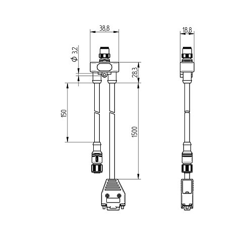 Соединительный кабель Wenglor ZDCG002
