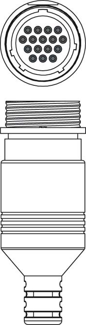 Разъем Leuze Electronic S U-M30-16A-M