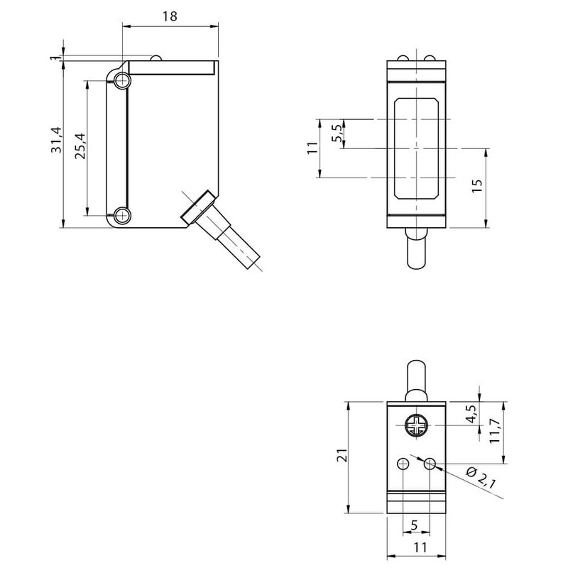 Оптический датчик DATASENSING QFRN/BN-1A