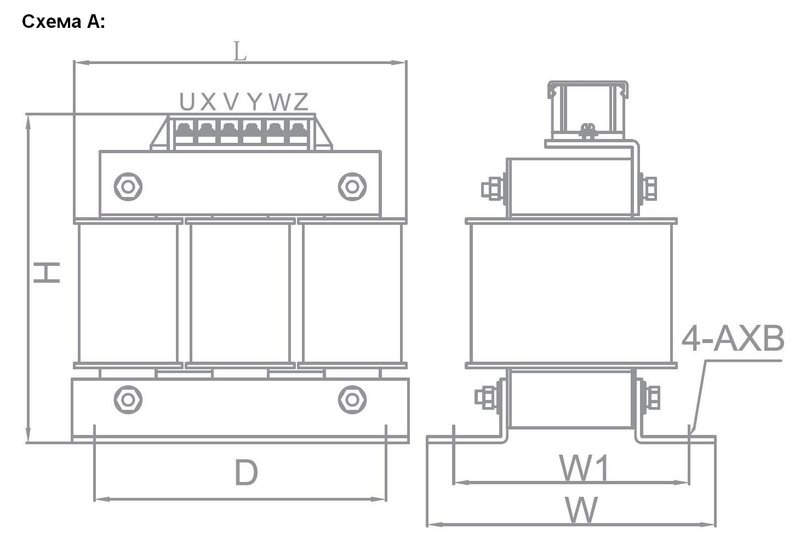 Трехфазный дроссель INNOVERT ZC-OCL-1,5