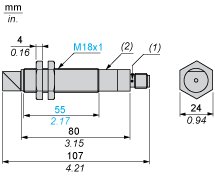 Cветовой барьер безопасности Telemecanique XU2S18PP340WD