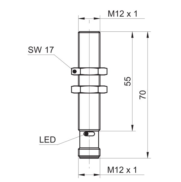 Ультразвуковой датчик Baumer URAM 12N8910/S14O