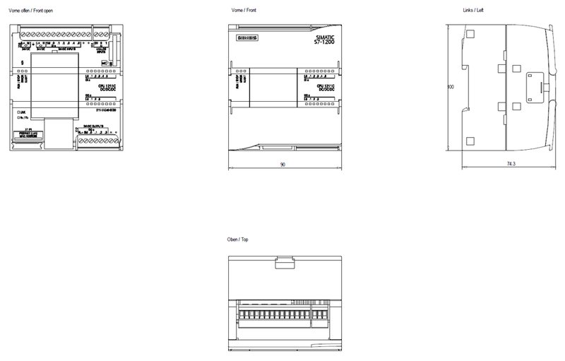 Компактный центральный процессор Siemens 6ES7211-1AE40-0XB0