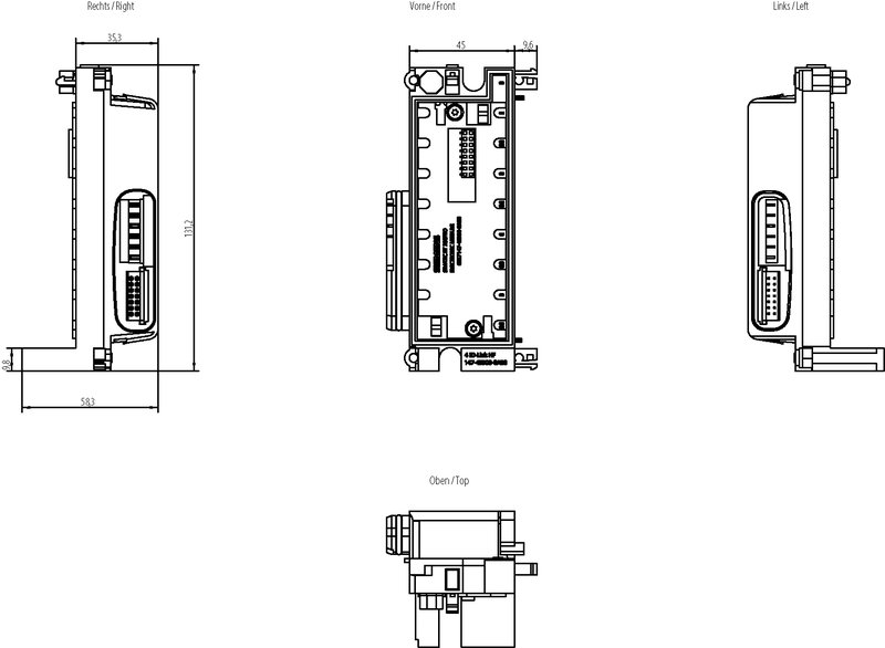 Электронный модуль Siemens 6ES7147-4JD00-0AB0