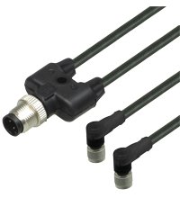 Y-образный разветвитель Pepperl Fuchs V3-WM-BK0,6M-PUR-U-T-V1-G