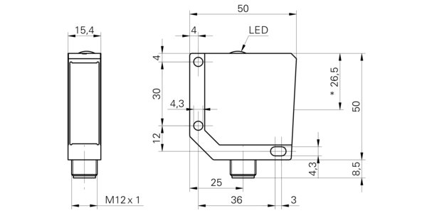Оптический датчик Baumer FPDM 16P5101/S14