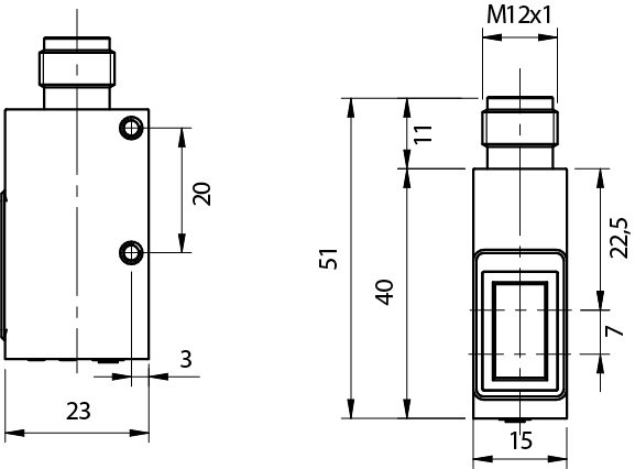 Оптический датчик DATASENSING QXP/A0-2E