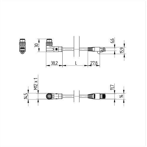 Соединительный кабель Wenglor ZCYV004