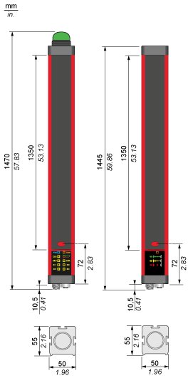 Cветовой барьер безопасности Telemecanique XUSL4MA30H136N