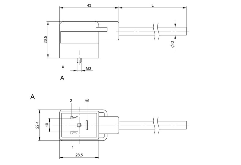 Разъем с кабелем Balluff BCC VB03-0000-10-055-VX8350-050