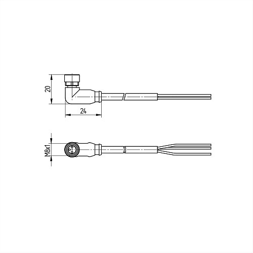 Разъем с кабелем Wenglor S56-5MPUR