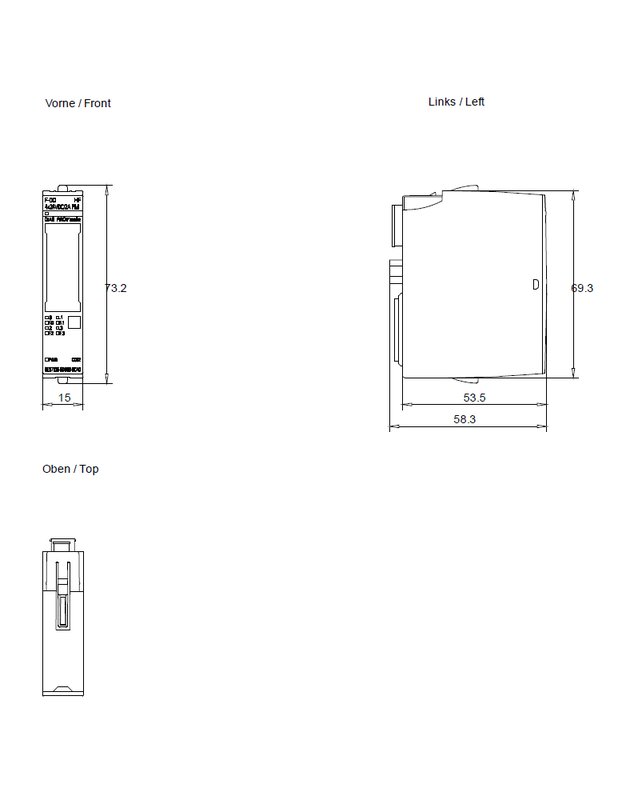 Электронный модуль Siemens 6ES7136-6DB00-0CA0