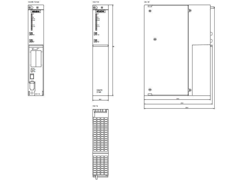 Блок питания Siemens 6ES7407-0KR02-0AA0