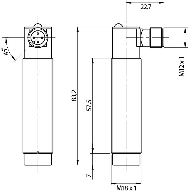 Cветовой барьер безопасности DATASENSING SH2/R-0KIC