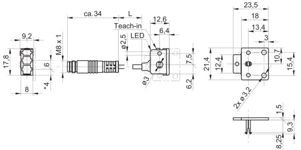 Оптический датчик Baumer FPCK 07P6901/KS35A
