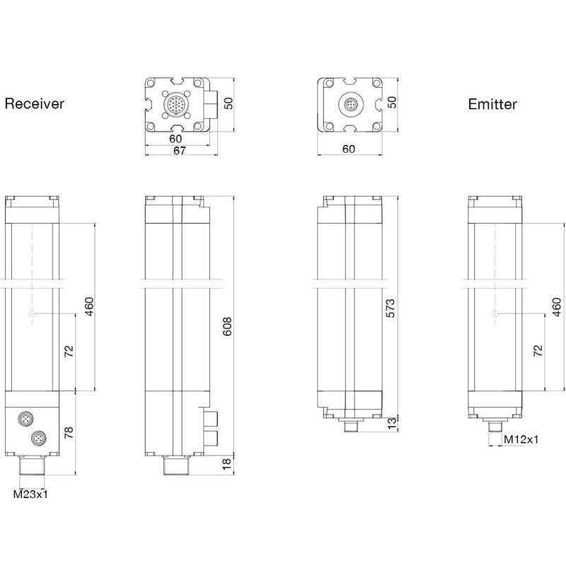 Световая завеса безопасности DATASENSING LP4ER/40-045M4