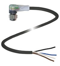 Соединительный кабель Pepperl Fuchs V1-WV4A-A2-BK10M-PUR-U