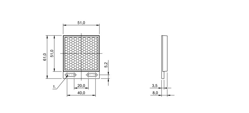 Рефлектор Balluff BOS R-9