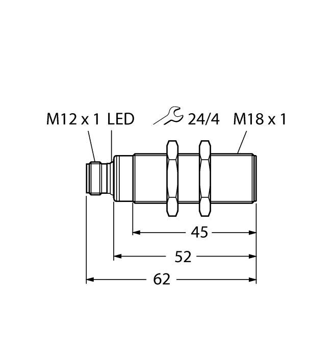 Ультразвуковой датчик TURCK RU50U-S18-AP8X-H1141