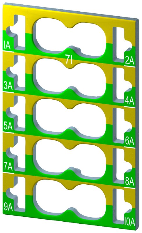 Цветные этикетки Siemens 6ES7193-6CP71-2AA0