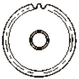 Зубчатая шестерня со ступицей, M=4, Z=48 PM31048 Sati