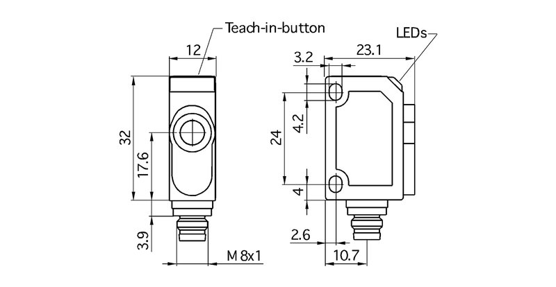 Ультразвуковой датчик Microsonic zws-24/CD/QS