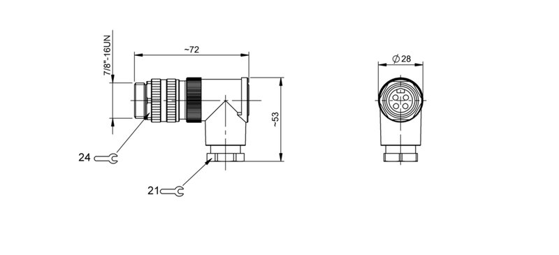 Разъем Balluff BCC A344-0000-20-000-71X4A5-000