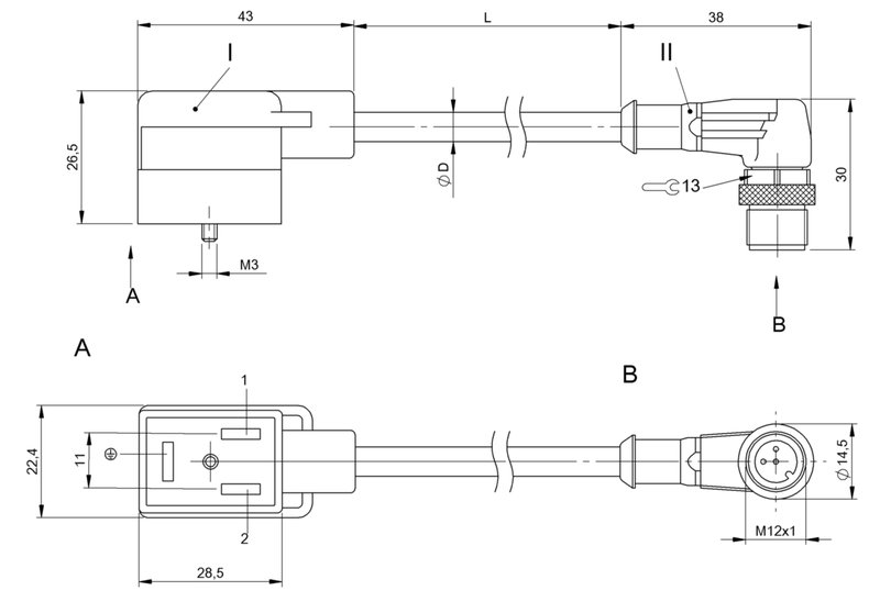 Соединительный кабель Balluff BCC VB63-M423-3E-667-VX8350-006