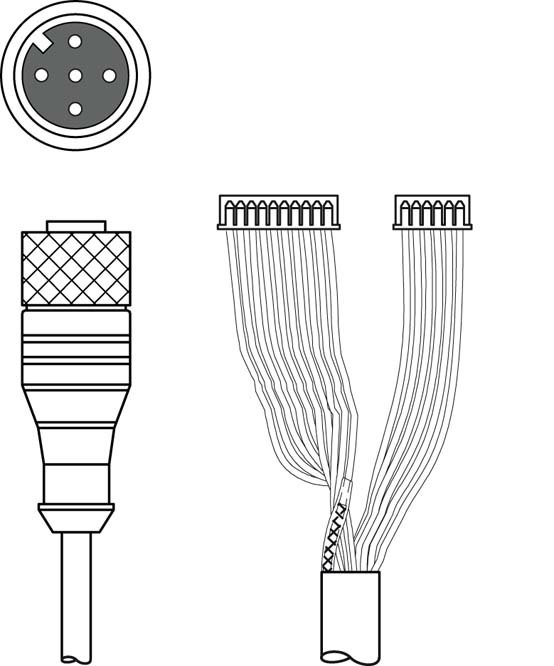 Соединительный кабель Leuze Electronic KB JST-M12A-5P-3000