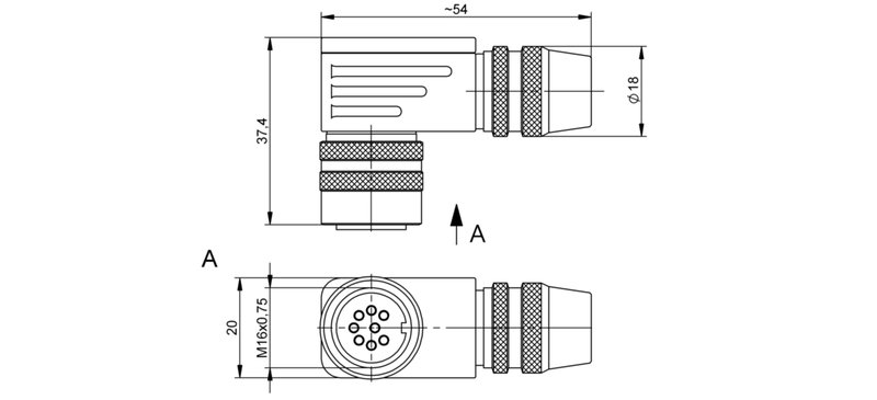 Разъем Balluff BKS-S 33M-00