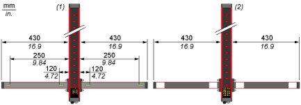 Cветовой барьер безопасности Telemecanique XUSZAST4PPS
