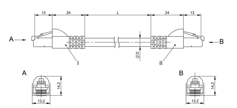 Соединительный кабель Balluff BCC E818-E818-90-377-PS58N9-100