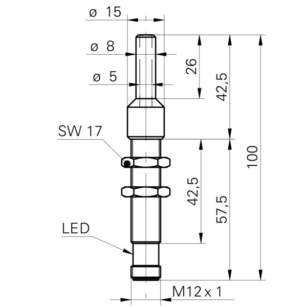 Ультразвуковой датчик Baumer UNAM 12N1914/S14D
