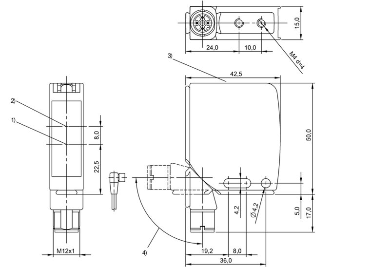 Оптический датчик Balluff BOS 21M-NA-PR10-S4