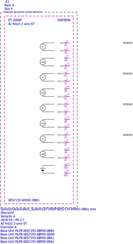 Модуль аналогового ввода Siemens 6ES7134-6HD01-2BA1