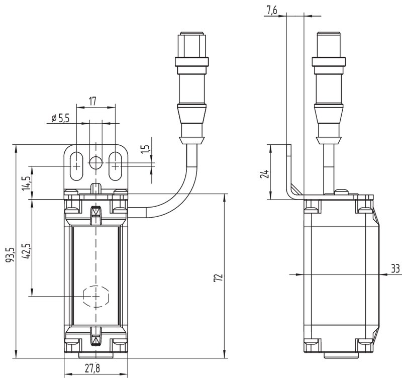 Cветовой барьер безопасности Schmersal SLB440-ER-4-LST