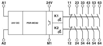 PSR-MC82-5NO-1NC-1DO-24DC-SC