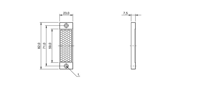 Рефлектор Balluff BOS R-48