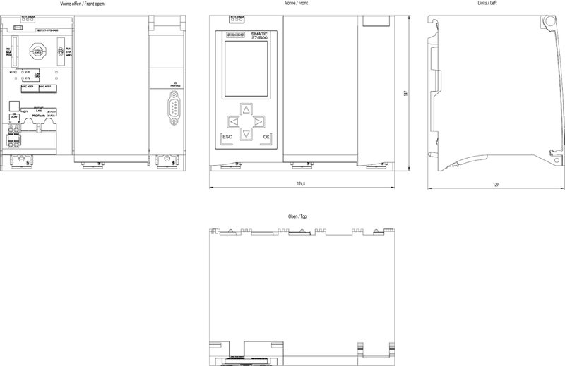 Центральный процессор Siemens 6ES7517-3FP00-0AB0