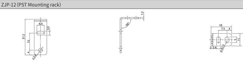 Монтажный кронштейн LANBAO ZJP-12