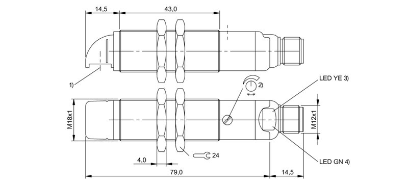 Оптический датчик Balluff BOS 18MR-NA-LR10-S4
