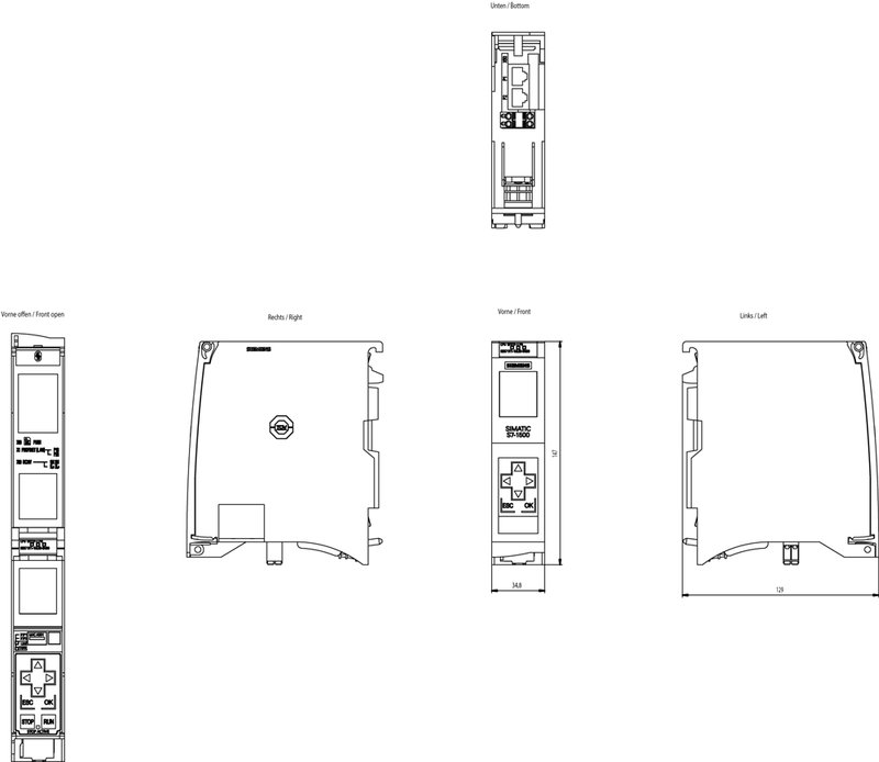 Центральный процессор Siemens 6ES7511-1UL03-0AB0