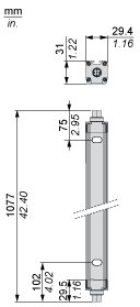 Cветовой барьер безопасности Telemecanique XUSL4E4BB091NM
