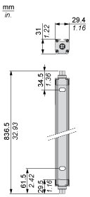 Cветовой барьер безопасности Telemecanique XUSL4E14F076NM